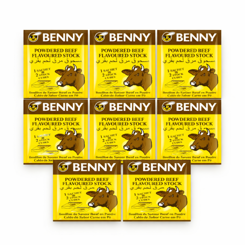 Beef Flavour Stock Powder Sachets – Pack of 8, Rich Savory Seasoning