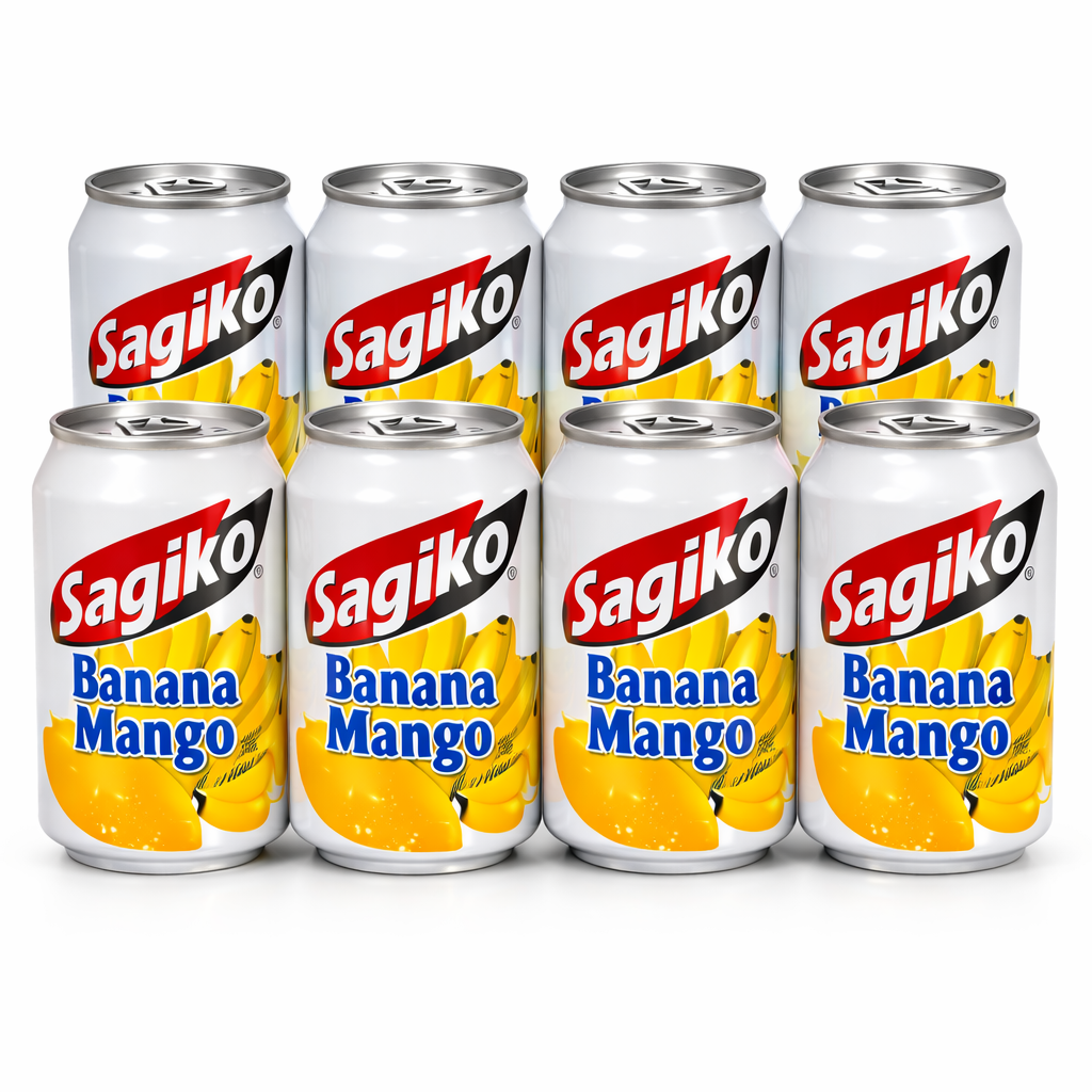 Tropical Banana Mango Fruit Drink – 8 Pack Cans