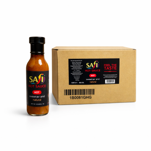 Box Hot Sauce – Sweet & Natural Flavor (12 Bottles, 8 oz / 227 g Each)