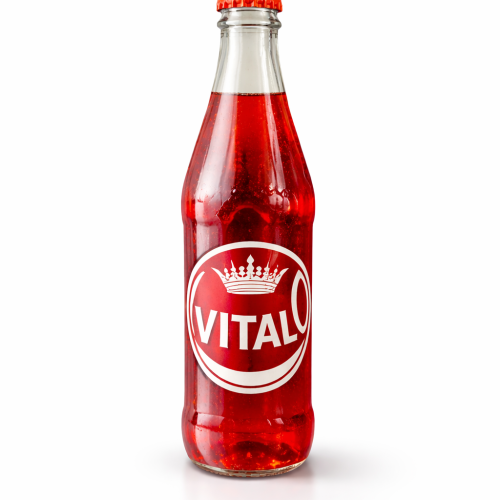 VITAL'Os Sparkling Soft Drink – 50 cl Glass Bottle