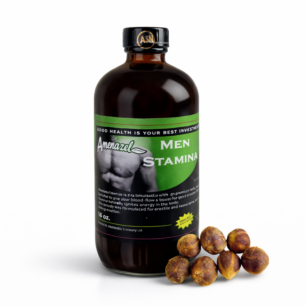 Amenazel | Herbal Men’s Stamina Tonic – Natural Energy & Vitality Support Drink (16 oz)