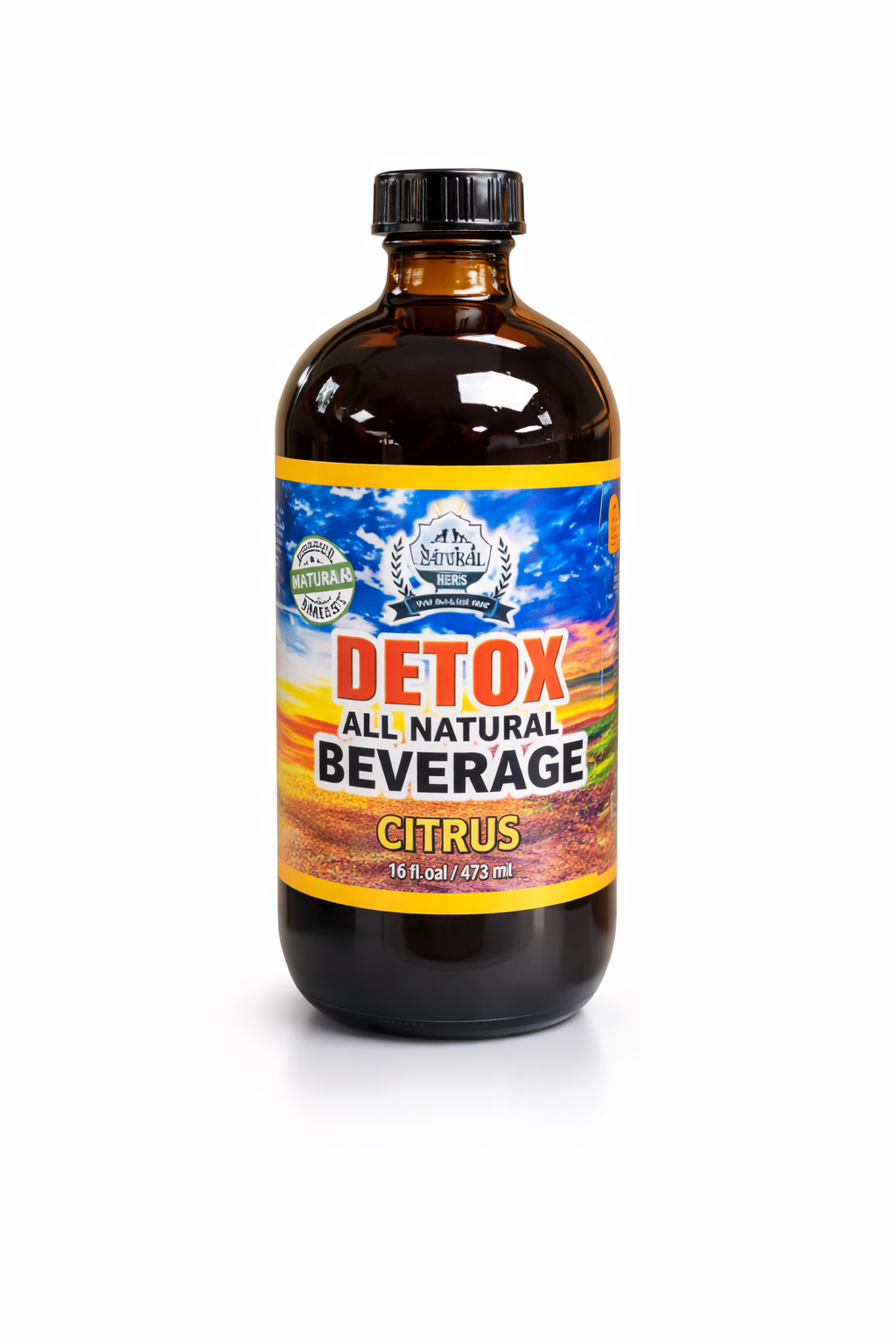 Herbal Bitters Detox Beverage – Citrus Flavor Liquid Drink