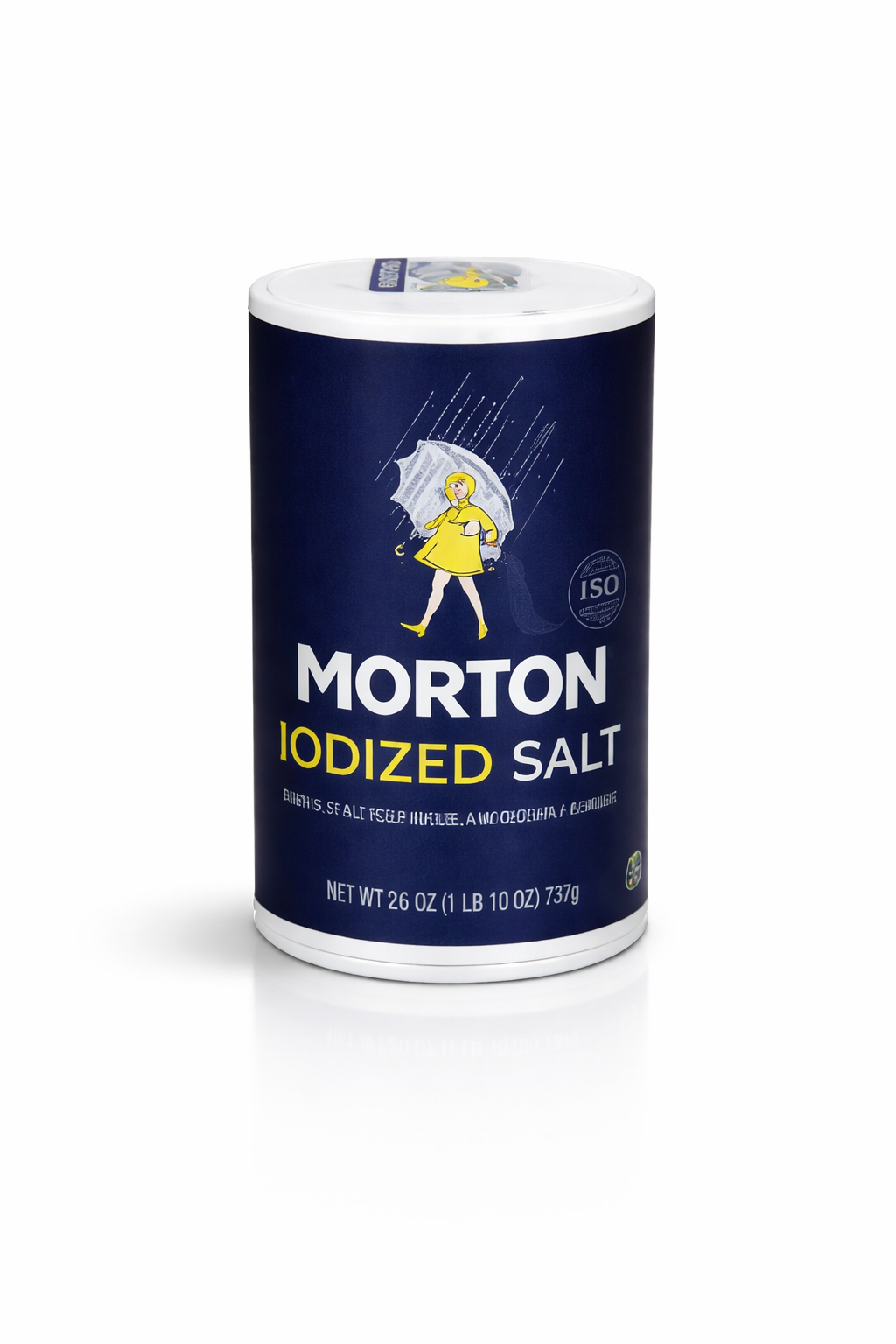 Iodized Table Salt – Fine Free-Flowing Salt for Everyday Cooking and Seasoning