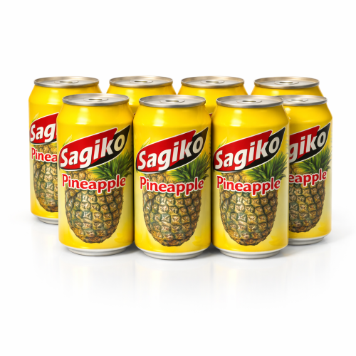 Pineapple Fruit Drink – 8 Pack Refreshing Cans