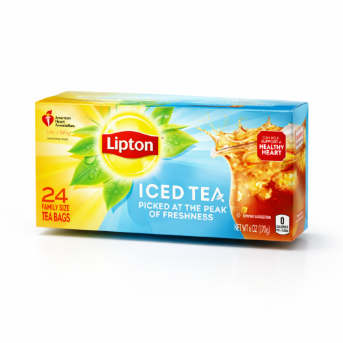Lipton Iced Tea Gallon-Size Tea Bags – 24 Count for Fresh, Smooth Brewing