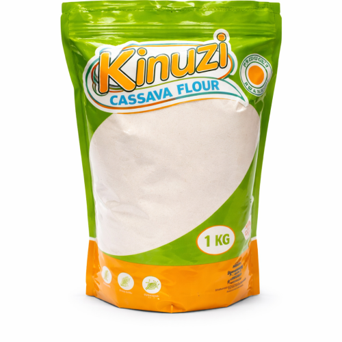 Kinazi - Cassava Flour – Fine Gluten-Free All-Purpose Flour (1kg)