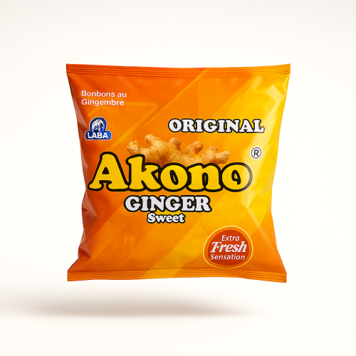 Original Akono Ginger Sweet – Natural Ginger Candy with Bold Flavor