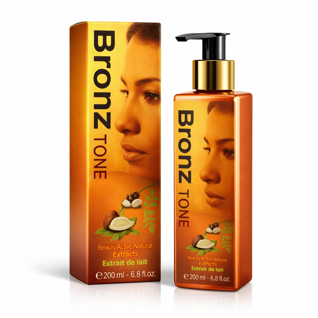 Bronz TONE Cream with Cocoa Butter & Honey – Nourishing Radiance Care (8.1 oz)