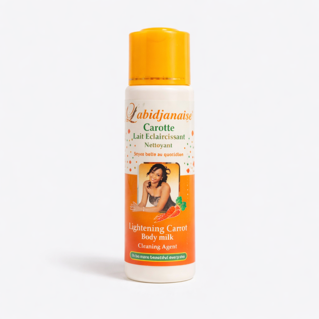 L'abidjanaise Lotion Carrot Infused Brightening Body Lotion – Hydrating & Smoothing Skin Care