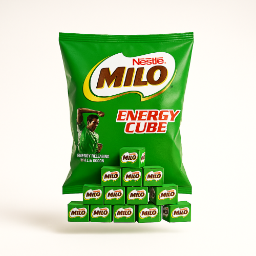 Milo Energy Cubes – Chocolate Malt Snack Cubes (50 Pieces Pack)