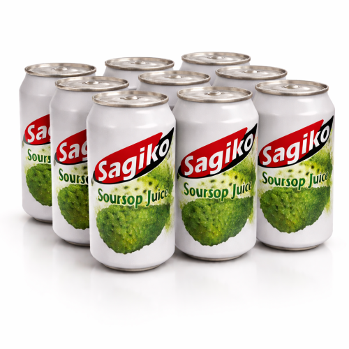 Soursop Juice Drink – Tropical Corossol Flavor Refreshment (Pack of 9)