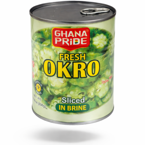 Sliced Okra in Brine – Fresh Okro Cooking Ingredient 800g