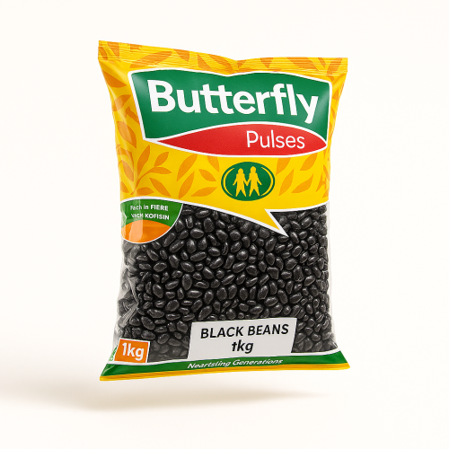 Black Njahi Beans – 1kg