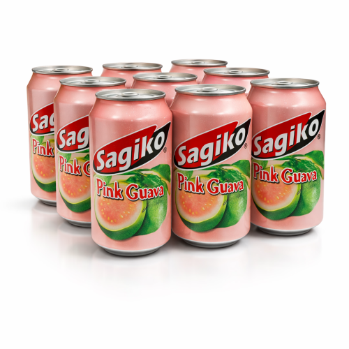 Pink Guava Tropical Drink – Refreshing Exotic Fruit Beverage ( Pack of 9)