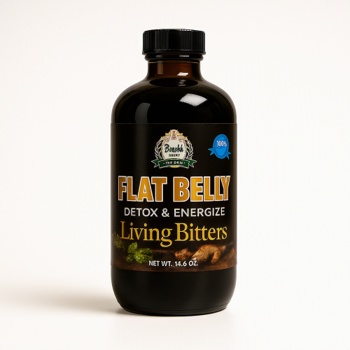 Flat Belly Herbal Bitters – Natural Detox & Energizing Botanical Drink