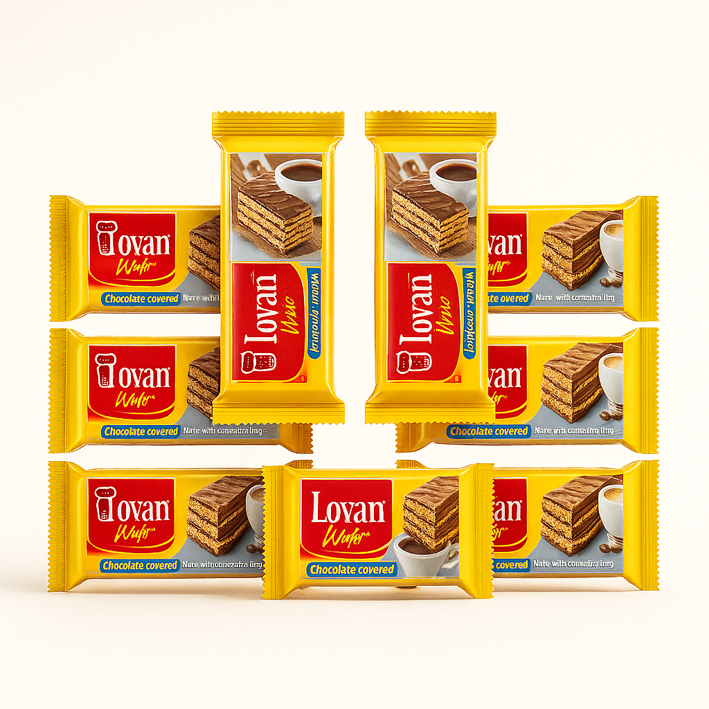 10x Lovan Chocolate Bars – Rich & Smooth Chocolate Value Pack