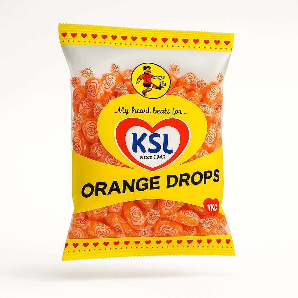 KSL Classic Fruit Drops Candy – Assorted Flavored Hard Sweets