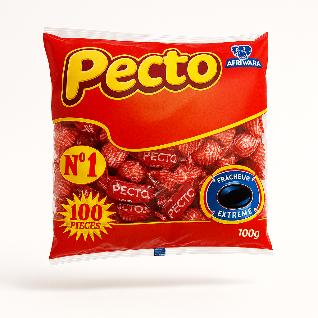 Pecto Fruit Candy Drops – Refreshing Hard Sweets (100 Pieces)