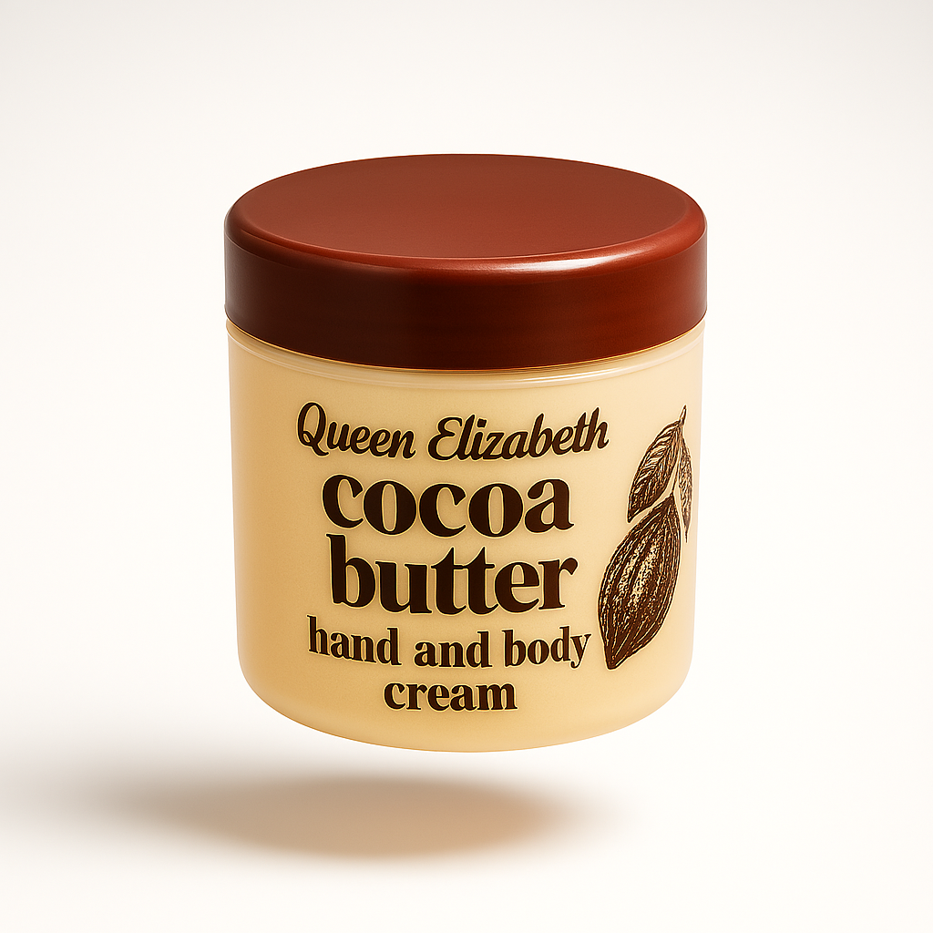 Queen Elisabeth Cocoa Butter 250ml – Deep Moisturizing & Skin Nourishing Cream
