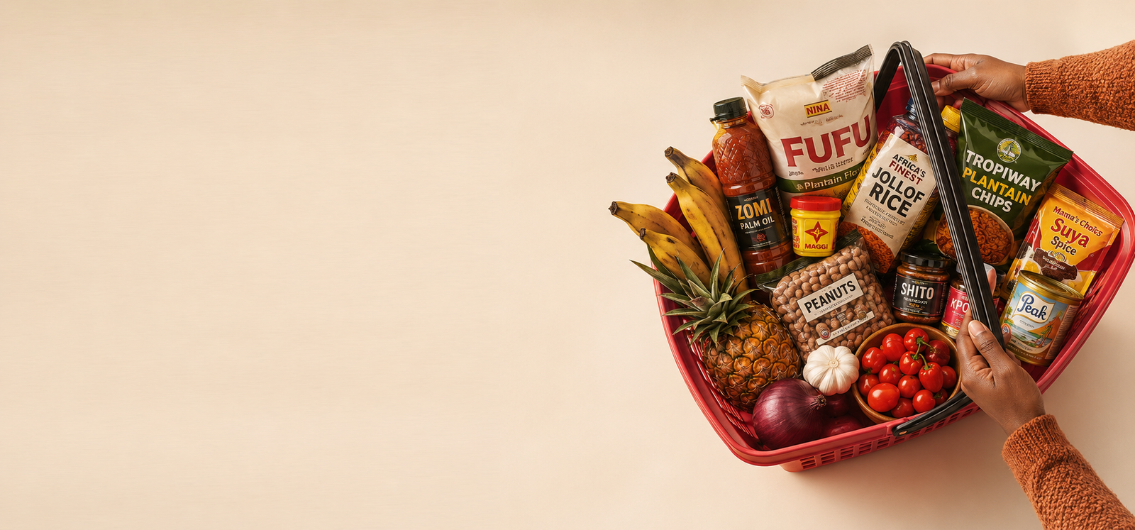 Authentic African groceries available from Magache